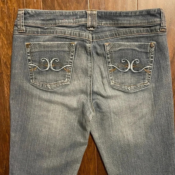 Vintage Candie's Low Rise Y2k Flared Denim Jeans - Picture 2 of 9